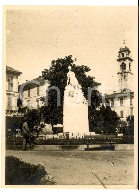 1926 VERBANIA PALLANZA Piazza Garibaldi con il monumento a Carlo Cadorna - Foto