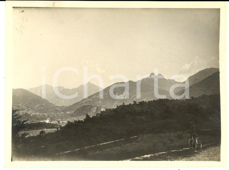 1926 AREA DI COMO Veduta panoramica con CANZO e CASTELMARTE - Foto 12x9 cm