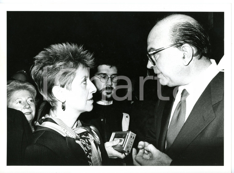 1985 ca POLITICA - PSI Marisa BELLISARIO a colloquio con Bettino CRAXI - Foto 