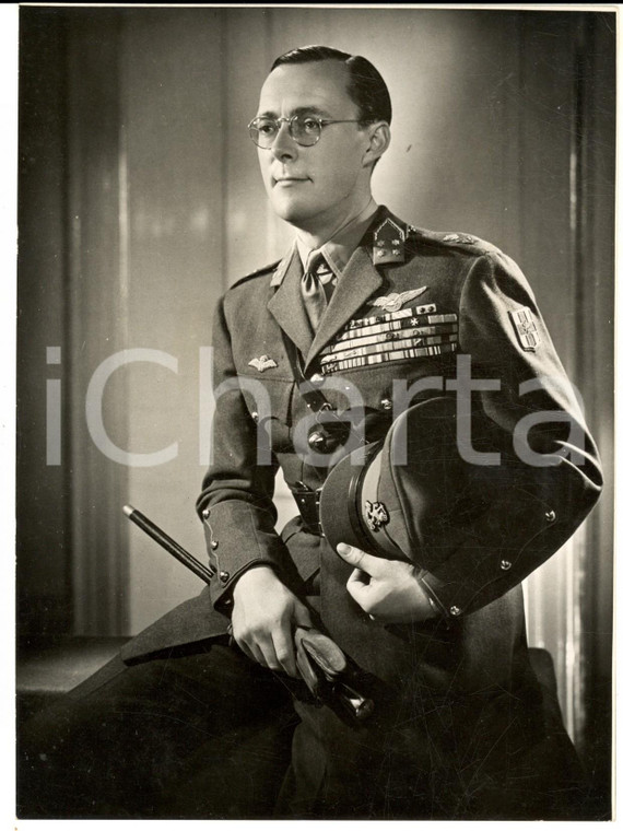 1950 ca NETHERLANDS Portrait of Bernhard VAN LIPPE-BIESTERFELD *Foto 15x20 cm