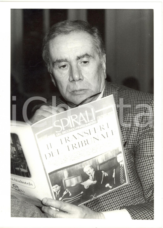 1986 MILANO Convegno POLITEIA - Enzo TORTORA legge Il transfert del tribunale"