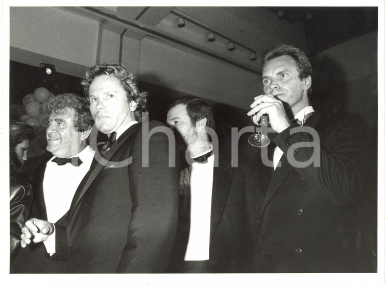 1986 FESTIVAL DI CANNES - STING John SAVAGE Menahem GOLAN a una serata di gala 