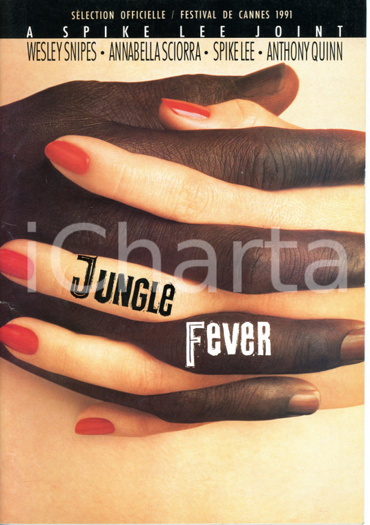 1991 JUNGLE FEVER Regia Spike LEE - Wesley SNIPES Anthony QUINN *Cartella stampa