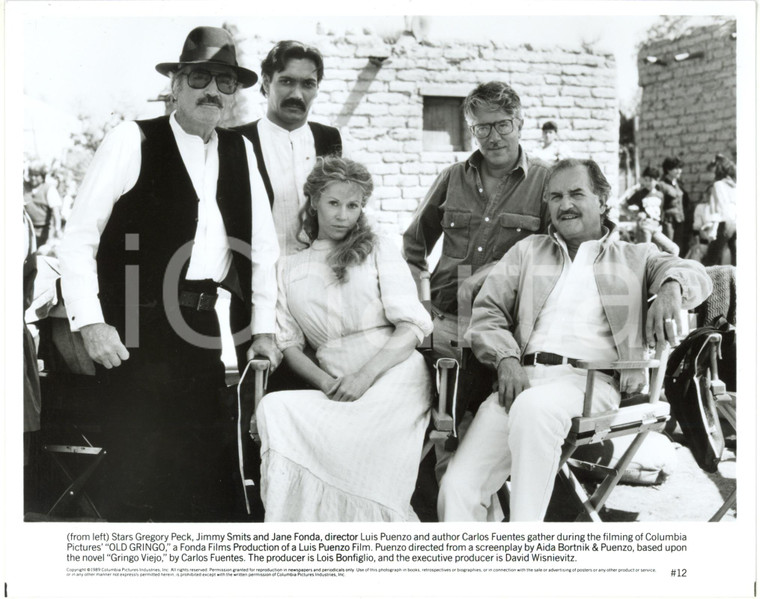 1989 CINEMA "Old Gringo" - Gregory PECK Jane FONDA e Luis PUENZO *Foto