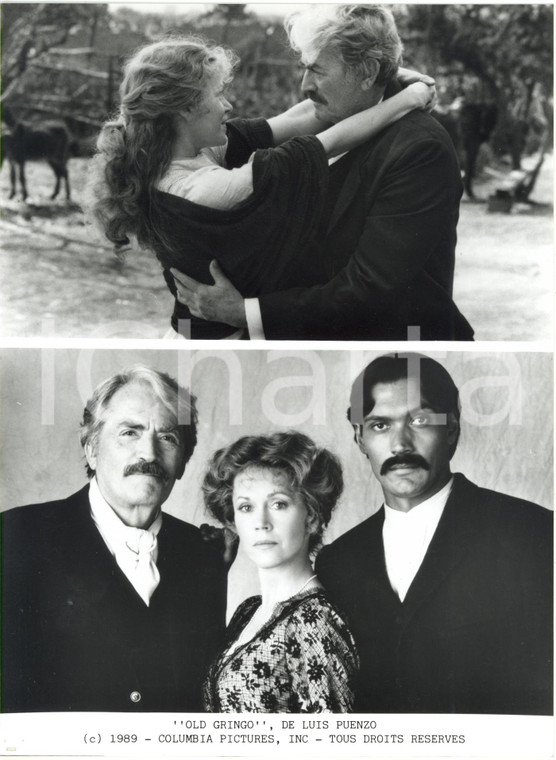 1989 CINEMA Film "Old Gringo" - Jane FONDA Gregory PECK Jimmy SMITS *Foto 18x24