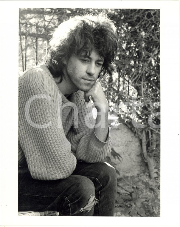 1985 ca MUSICA - Ritratto del cantante Bob GELDOF (2) Foto 18x24 cm