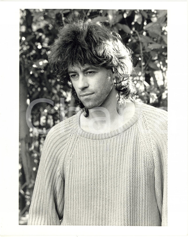 1985 ca MUSICA - Ritratto del cantante Bob GELDOF (4) Foto 18x24 cm
