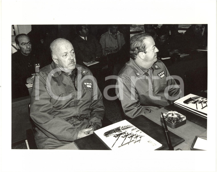 1988 ESERCITO ITALIANO - Generali Benito GAVAZZA e Ciro DI MARTINO (1) *Foto