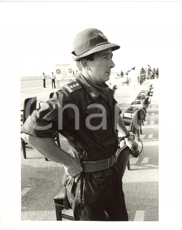 1988 ESERCITO Comando NATO-FTASE Ritratto del generale Fulvio MEOZZI *Foto 20x25