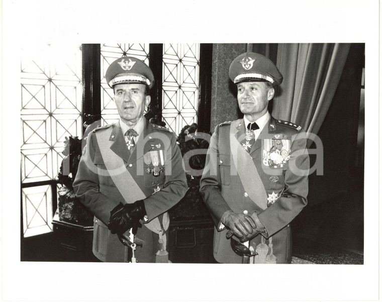 1985 ca ESERCITO Generali Pietro GIANNATTASIO Pietro Fortunato MURARO (2) *Foto