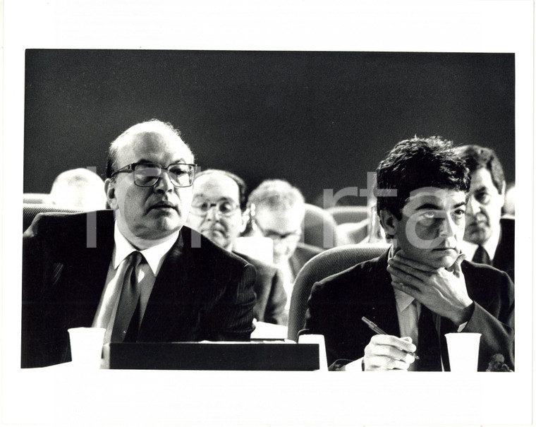 1987 RIMINI 44° Congresso PSI - Bettino CRAXI con Claudio MARTELLI (4) *Foto