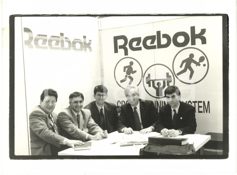 1990 ca USA Team REEBOK presenta campagna pubblicitaria (1) *Foto 24x18 cm