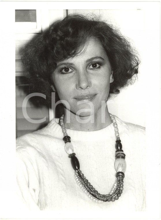 1985 ca MILANO TERRAZZA MARTINI Ivana MONTI - Ritratto dell'attrice *Foto 18x24