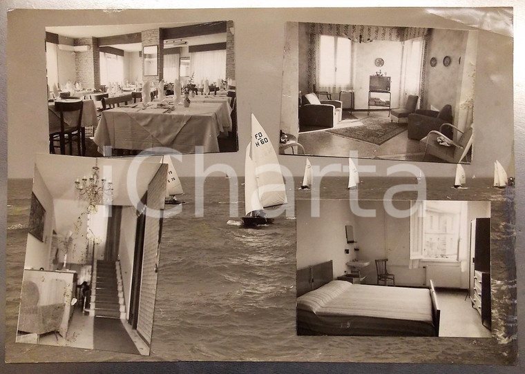1960 ca DEIVA MARINA Hotel Clelia - Bozzetto preparatorio per cartolina 40x28 cm