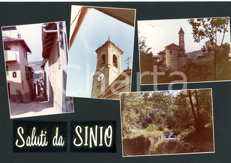1960 ca SINIO (CN) Chiesa SAN FRONTINIANO *Bozzetto preparatorio cartolina 30x21