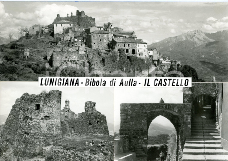 1960 ca AULLA - BIBOLA Il castello *Bozzetto preparatorio per cartolina 30x21 cm