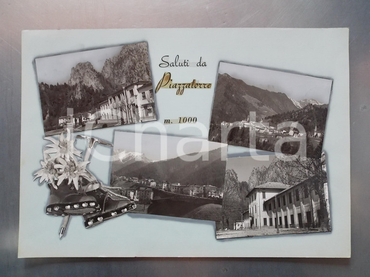 1960 ca PIAZZATORRE (BG) Colonia OPERA BERGAMASCA *Bozzetto per cartolina 44x30