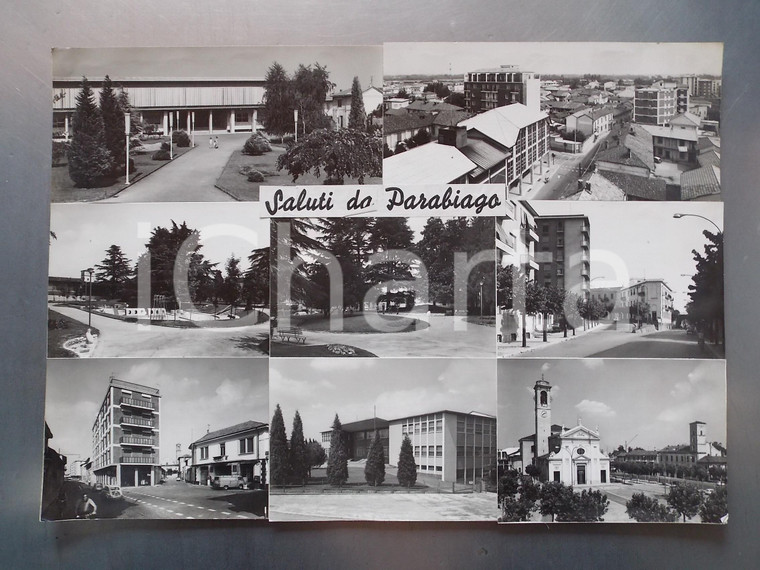1960 ca PARABIAGO (MI) Parco Crivelli *Bozzetto per cartolina 45x30 cm