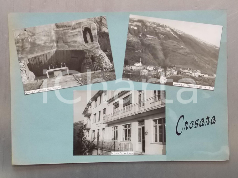 1960 ca MAROSTICA - CROSARA (VI) Istituto SANT'ANTONIO *Bozzetto cartolina 35x24