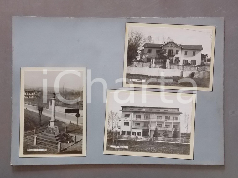 1960 ca PARUZZARO (NO) Villa SAN BENEDETTO *Bozzetto per cartolina 35x26