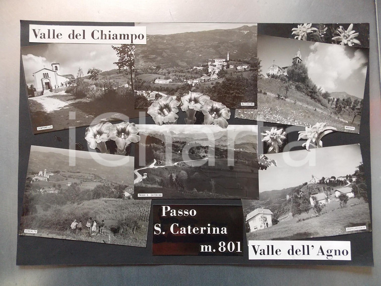 1960 ca PASSO SANTA CATERINA Valdagno - Altissimo *Bozzetto per cartolina 40x30