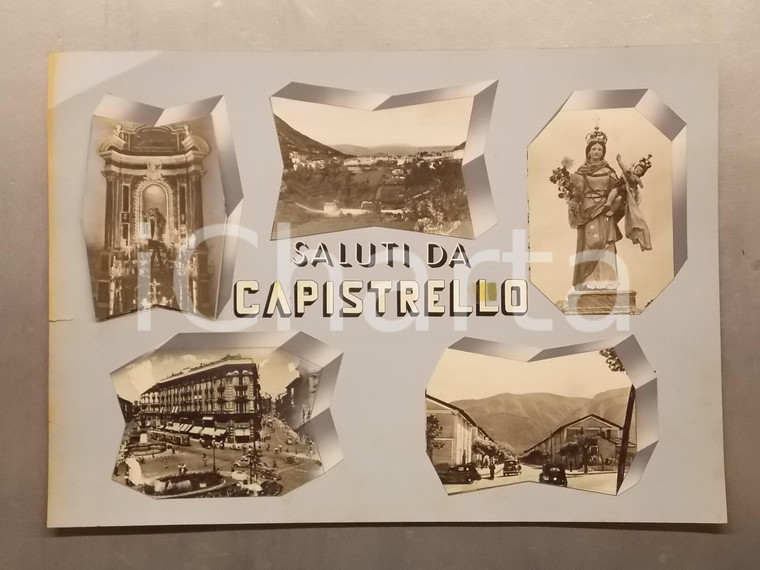 1960 ca CAPISTRELLO (AQ) Vedutine panoramiche - Bozzetto per cartolina 45x30 cm