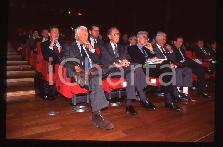 35mm vintage slide* 1996 TORINO Gianni AGNELLI assemblea FIAT