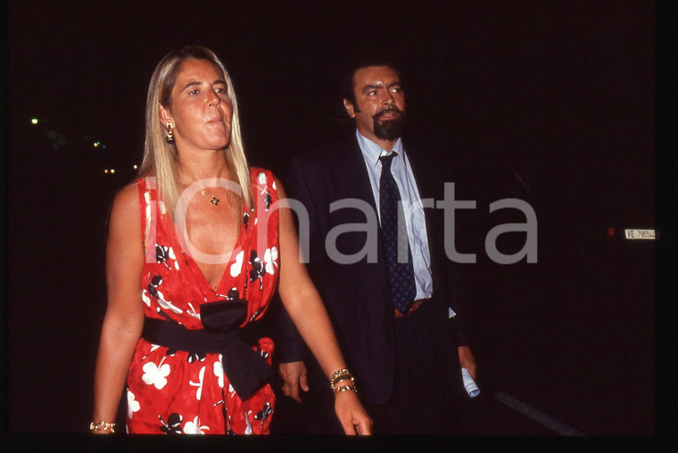 35mm vintage slide* 1995ca Diego ABATANTUONO con Francesca MALAGO' (3)