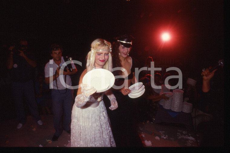 35mm vintage slide* 1990ca ATENE Ilona STALLER Capodanno (2) 