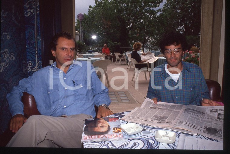 35mm vintage slide* 1990ca VENEZIA - Aurelio GRIMALDI con Marco RISI