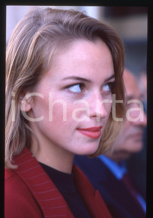 35mm vintage slide* 1989 VENEZIA (?)  Jessica FORDE Ritratto dell'attrice (12)