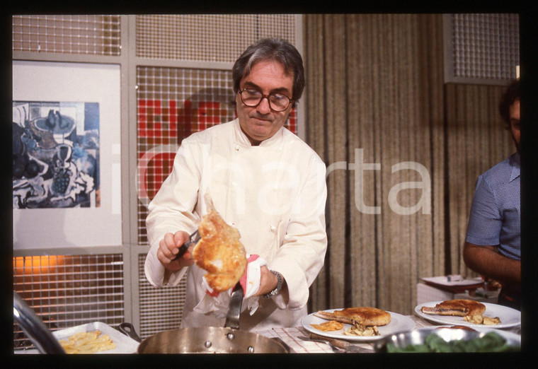 35mm vintage slide* 1990ca CUCINA Gualtiero MARCHESI Ritratto dello chef (3)
