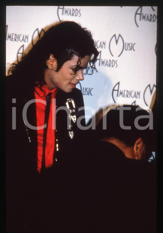 35mm vintage slide* 1989 LOS ANGELES Michael JACKSON agli American Music Awards