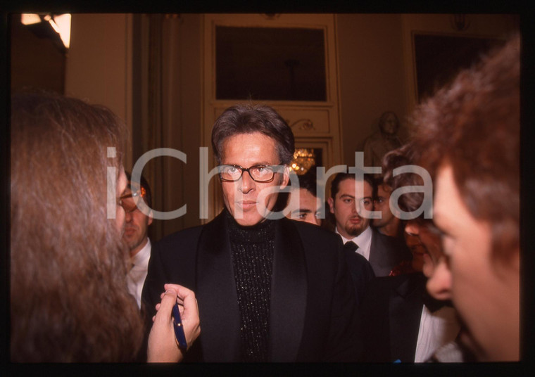 35mm vintage slide* 1995ca MILANO Claudio BAGLIONI al TEATRO ALLA SCALA (1)