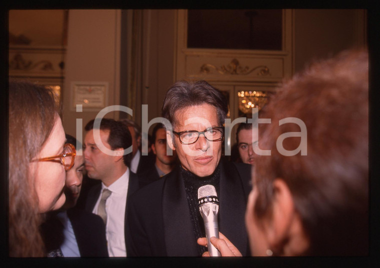 35mm vintage slide* 1995ca MILANO Claudio BAGLIONI al TEATRO ALLA SCALA (10)