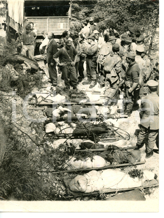 1960 SAN VITO DI CADORE Tragedia ANTELAO - Salme recuperate dagli ALPINI *Foto