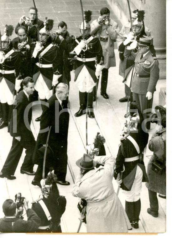 1959 PARIS Palais de l'Élysée - Ministro britannico Harold MACMILLAN Foto 13x18