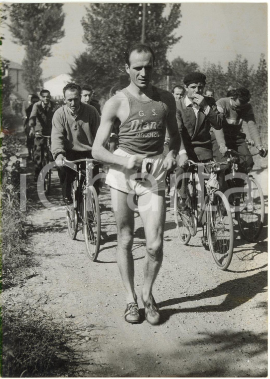 1955 ITALIA ATLETICA LEGGERA Pino DORDONI Marcia 50km Squadra GS DIANA PIACENZA
