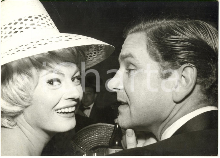 1958 SAINT-VINCENT Gala di Capodanno - Anita EKBERG e Anthony STEEL - Ritratto 