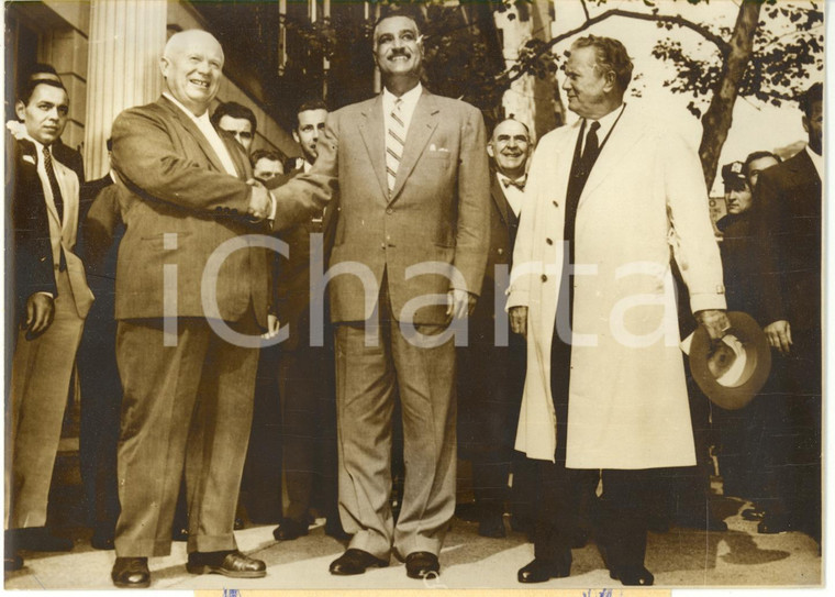 1960 NEW YORK ONU - UNGA Nikita CHRUSCEV Josip BROZ TITO Gamal Abd EL-NASSER 