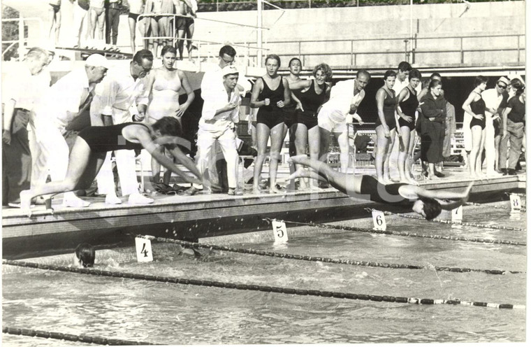 1959 GENOVA Campionati assoluti NUOTO - Staffetta 4x100 stile libero femminile 