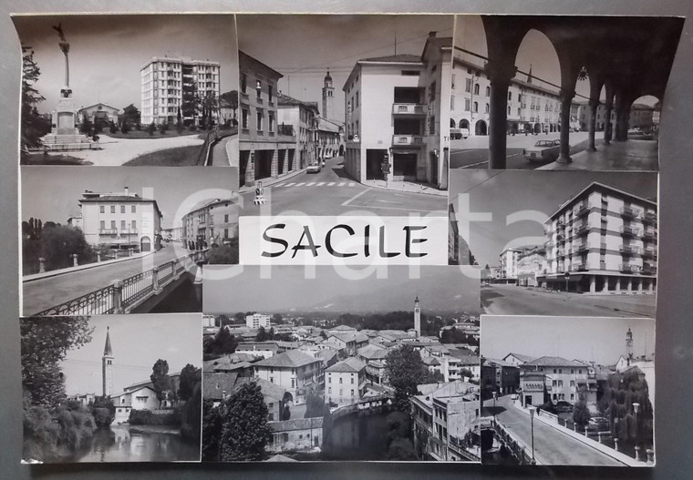 1960 ca SACILE - Vedutine della città *Bozzetto preparatorio per cartolina 45x31