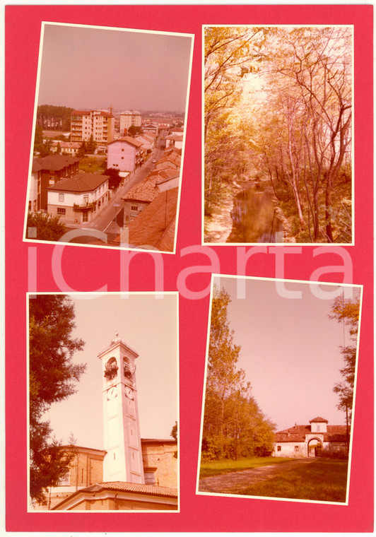 1975 ca. BAREGGIO Chiesa Santi Nazaro e Celso  - Bozzetto per cartolina 20x29 cm