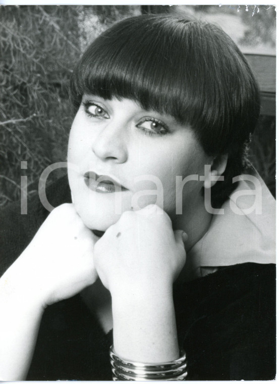 1975 ca LIRICA Mezzosoprano Lucia VALENTINI TERRANI *Fotografia seriale 18x24 cm