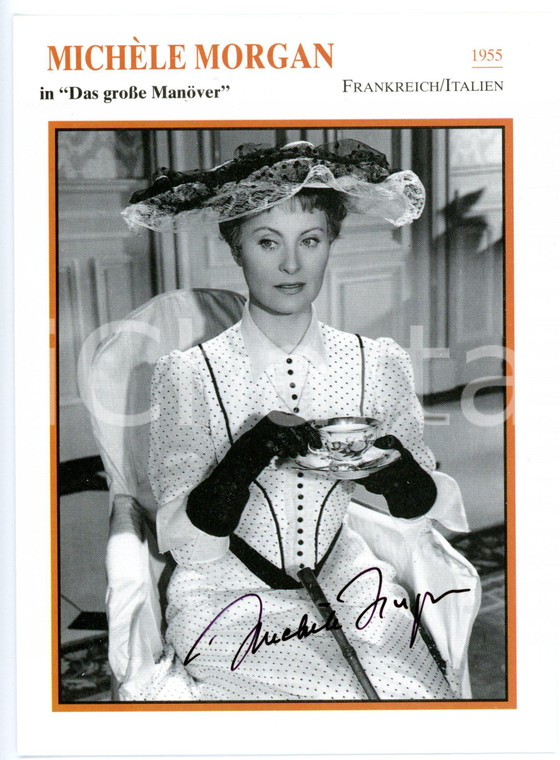 2007 CINEMA Attrice Michèle MORGAN in "Les Grandes Manoeuvres" *Foto AUTOGRAFO