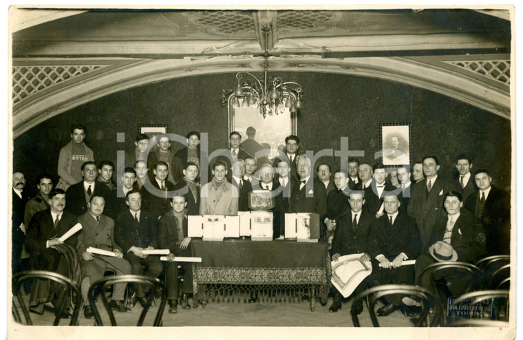 1930 ca TORINO CICLISMO Cerimonia di premiazione squadra FONTANA - Foto 24x16