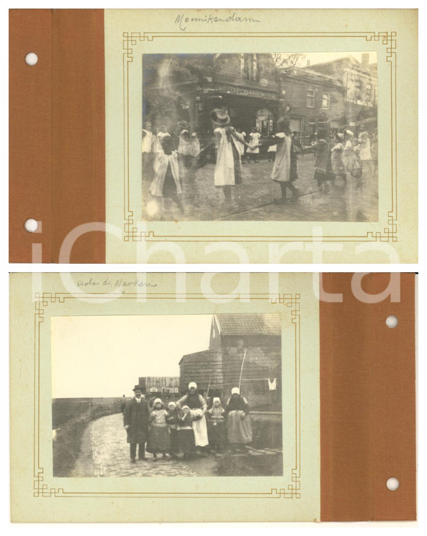 1910 ca AMSTERDAM Mormikendam - Isola di Marken - Lotto 2 foto ANIMATE Bambini