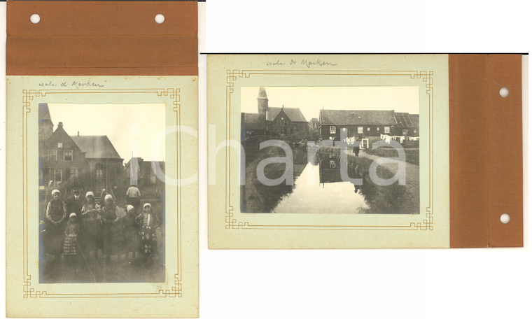 1910 ca ISOLA DI MARKEN (HOLLAND) Vedute con costumi tradizionali - Lotto 2 foto