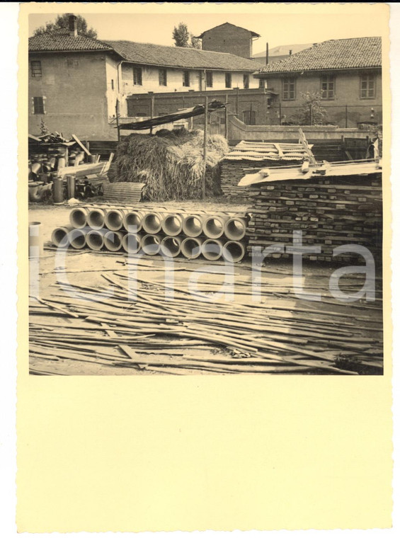 1949 TORINO Ditta SERRA & BIOLETTO Costruzioni - Veduta del cortile *Foto 13x18