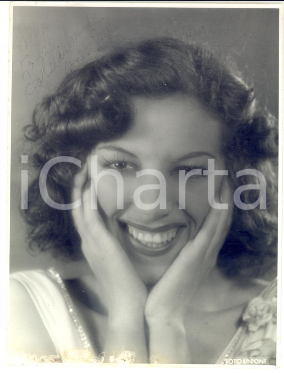 1941 TORINO RIVISTA Compagnia MACARIO - Attrice Ines DAILA - Foto con autografo